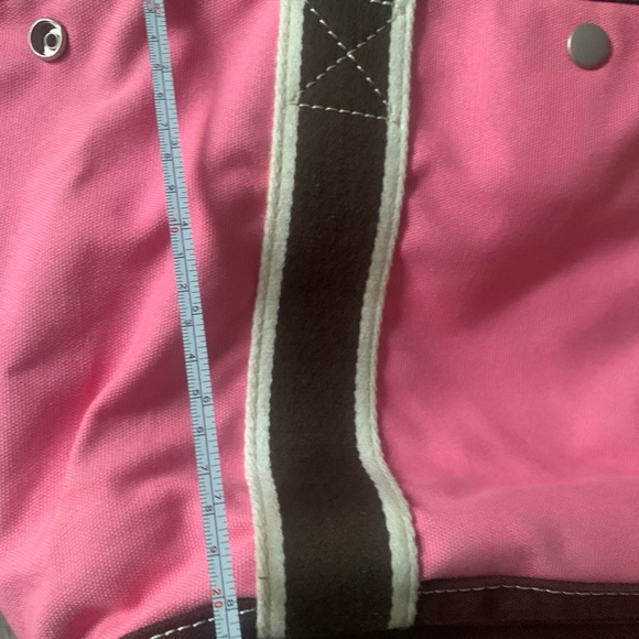 NWT! j crew canvas bag in pink - Picture 6 of 8